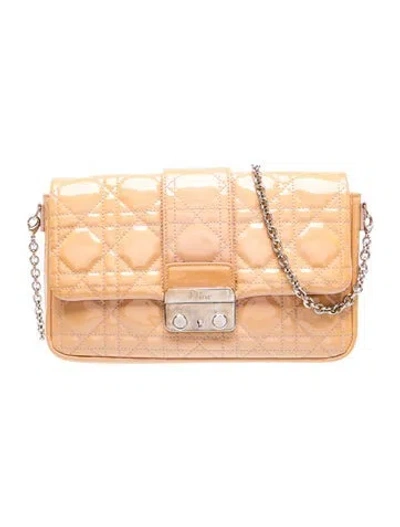 Pre-owned Dior Cannage Miss  Small In Neutral