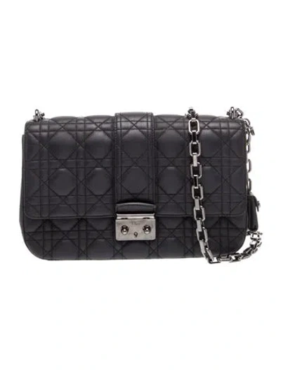 Pre-owned Dior Cannage Miss  Vintage In Black