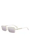 Dior Cannage S2u Rectangular Sunglasses In Purple