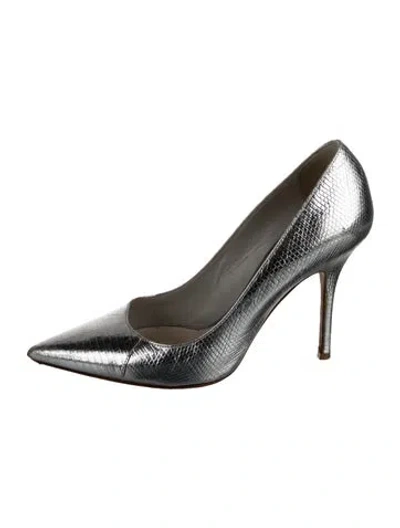 Pre-owned Dior Cannage Pattern Leather Pumps