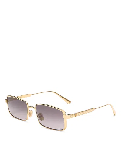 Dior Cannage Rectangle Sunglasses, 55mm