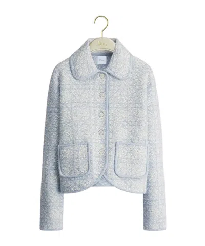 Dior Cannage Regular-fit Jacket In Blue