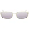Dior Cannage S2u Rectangular Sunglasses In Purple