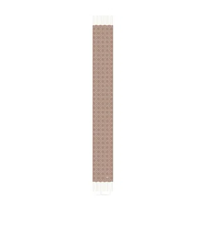 Dior Cannage Scarf In Brown