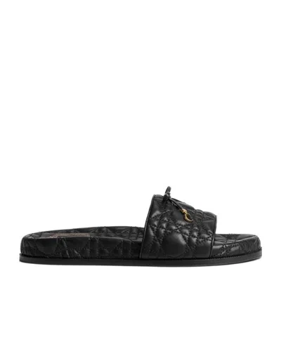Dior Cannage Slide In Black