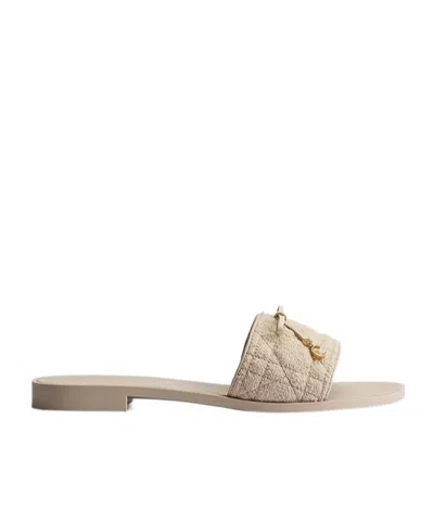Dior Cannage Slide In Neutral