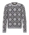 Dior Cannage Sweater In Multi