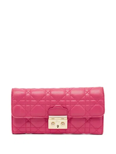 Pre-owned Dior Cannage Wallet