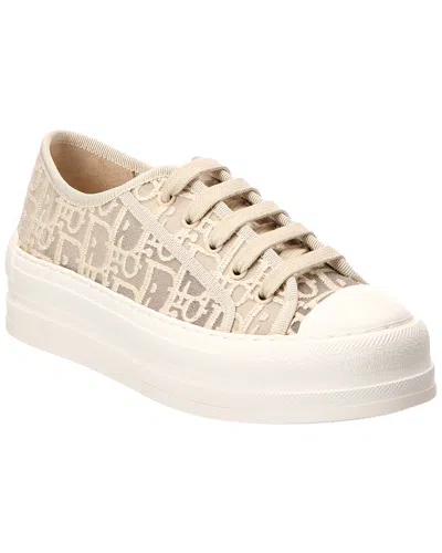 Dior Canvas & Mesh Sneaker In Neutral