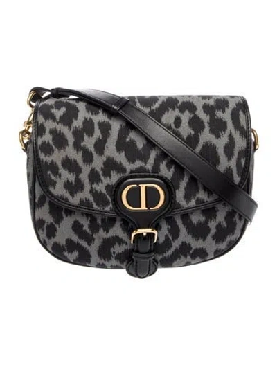 Pre-owned Dior Canvas Bobby In Black