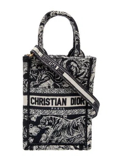 Pre-owned Dior Canvas Book In Blue