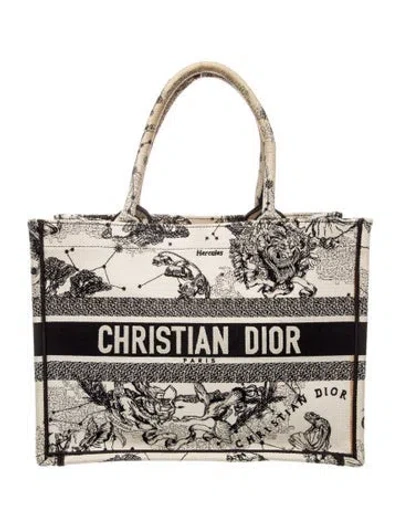 Pre-owned Dior Canvas Book In Neutral