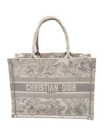Pre-owned Dior Canvas Book In Neutrals
