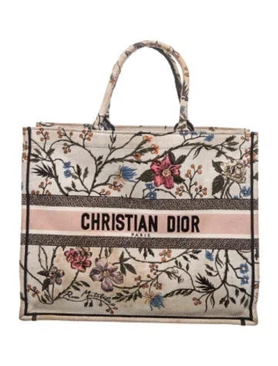 Pre-owned Dior Canvas Book In Neutrals