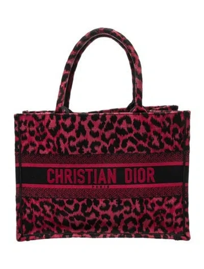 Pre-owned Dior Canvas Book In Pink