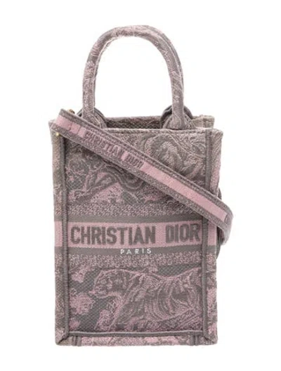 Pre-owned Dior Canvas Book In Pink