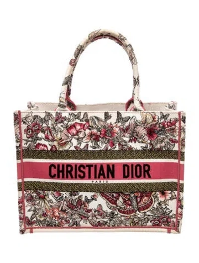 Pre-owned Dior Canvas Book In Pink