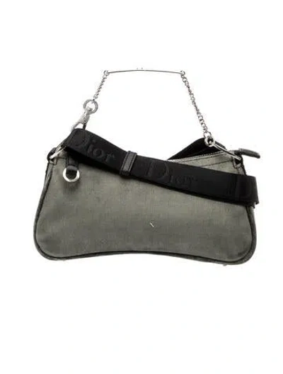 Pre-owned Dior Canvas Canvas Hardcore In Green