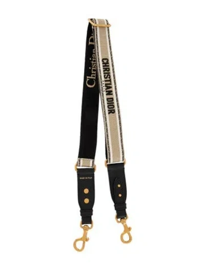 Pre-owned Dior Canvas Christian  Bag Strap