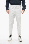 Dior Canvas Cropped Pants With Cuffs