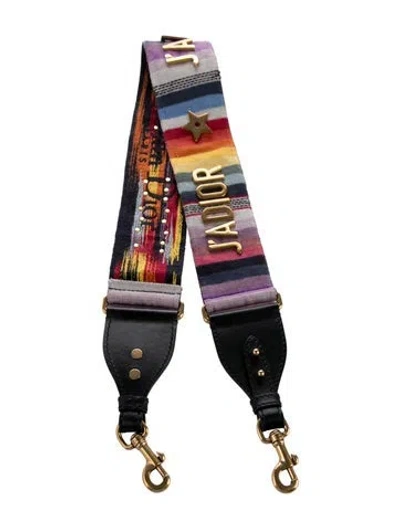 Pre-owned Dior Canvas J'a Purse Strap In Pink