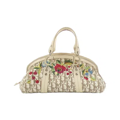 Pre-owned Dior Canvas Leather Handbag () In Multi