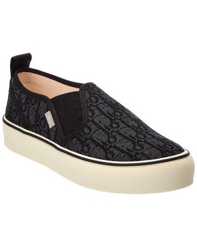Dior Canvas Sneaker In Black