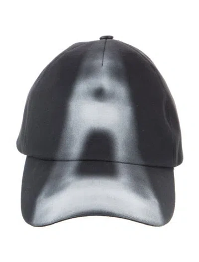 Pre-owned Dior Canvas Tie-dye Baseball Hat In Black