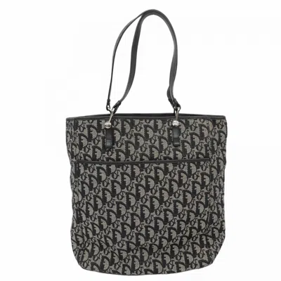 Pre-owned Dior Canvas Tote Bag () In Black