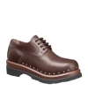 Dior Cape Town Derby Shoes In Dark Brown