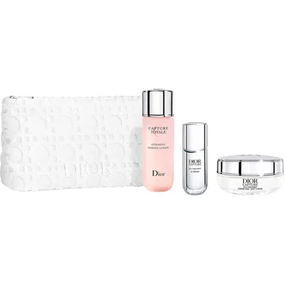 Dior ' Capture Anti-aging Correction Ritual 3-piece Skincare Set In Transparent