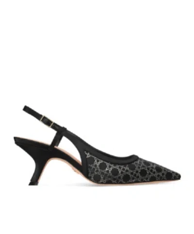 Dior Capture Slingback Pump In Black