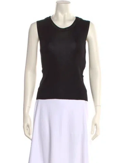 Pre-owned Dior Cardigan Set Silk Sweater In Black