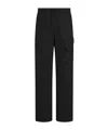 Dior Cargo Pants With Saddle Pocket In Black