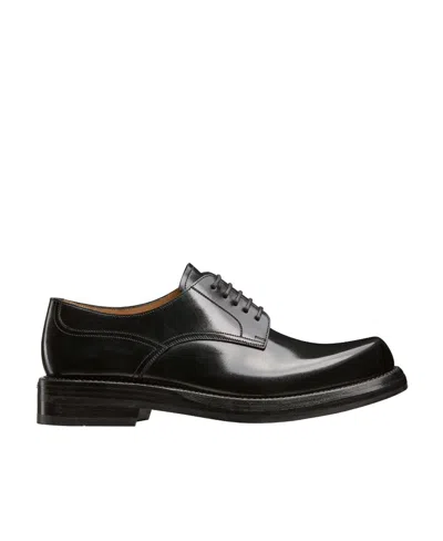 Dior Carlo Derby Shoes In Black