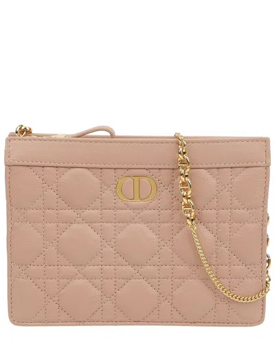 Pre-owned Dior Caro Chain Pouch Crossbody Bag (authentic Pre-loved)