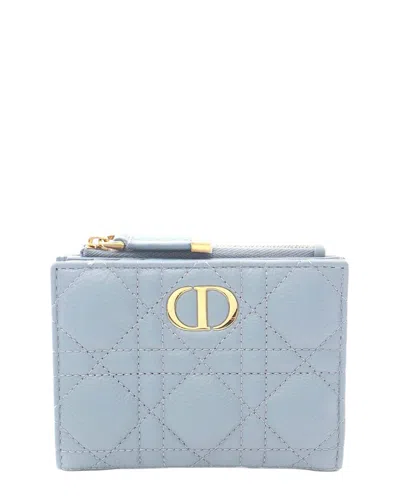 Pre-owned Dior Caro Dahila Wallet (authentic Pre-loved)