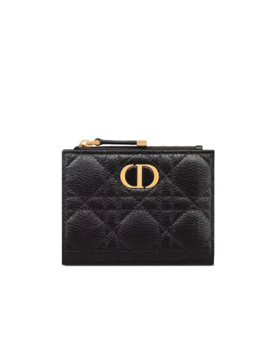 Dior Caro Dahlia Purse In Black