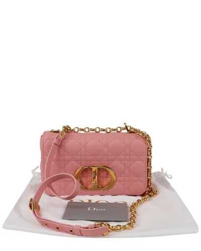 Dior Carousel Chain Small Shoulder Bag (authentic Pre-loved) In Pink