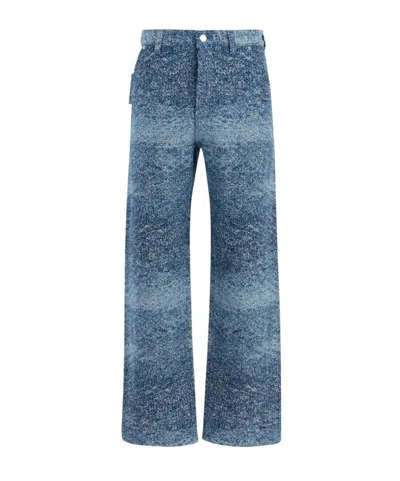 Dior Carpenter Jeans With Christian  Paris Tag In Blue