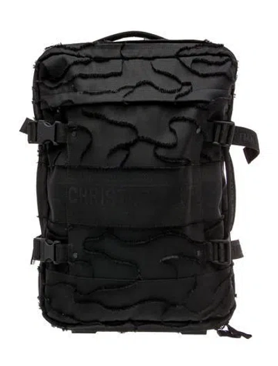 Pre-owned Dior Carry-on Suitcase In Black