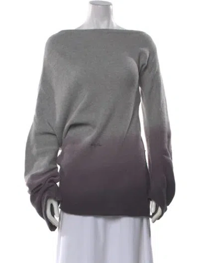 Pre-owned Dior Cashmere Bateau Neckline Sweater In Multi