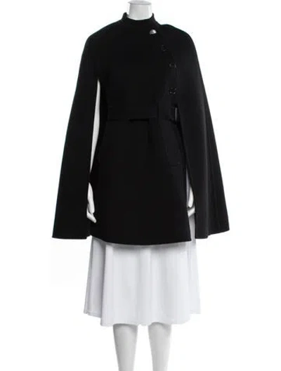 Pre-owned Dior Cashmere Cape In Black