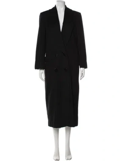 Pre-owned Dior Cashmere Coat In Black