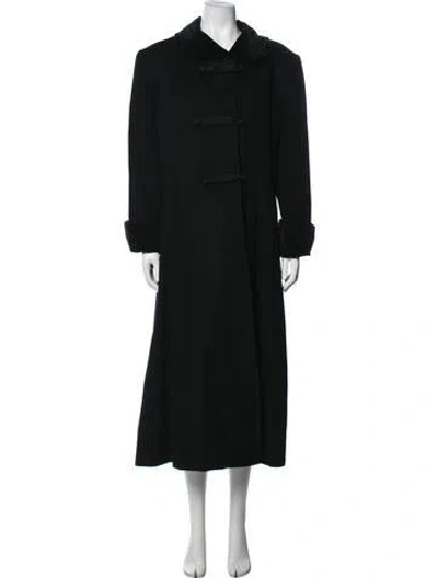 Pre-owned Dior Cashmere Coat In Black