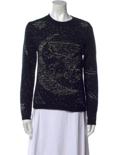 Pre-owned Dior Cashmere Crew Neck Sweater