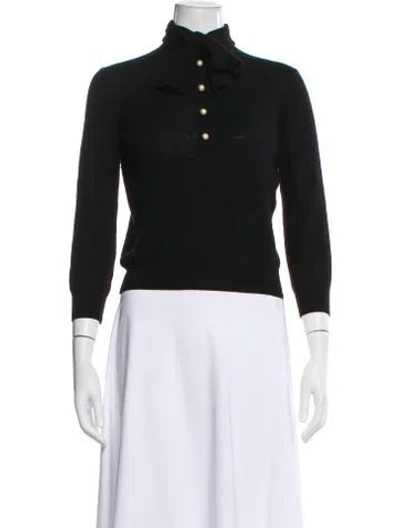 Pre-owned Dior Cashmere Crew Neck Sweater In Black