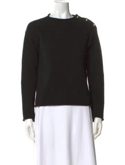 Pre-owned Dior Cashmere Crew Neck Sweater In Black