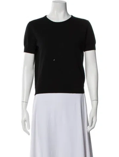 Pre-owned Dior Cashmere Crew Neck Sweater In Black