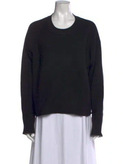 Pre-owned Dior Cashmere Crew Neck Sweater In Black